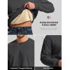 image:imageMAGCOMSEN Mens Crewneck Sweatshirt Sherpa Lined Casual Fleece Pullover Thermal Winter Warm Heavyweight Cotton SweatShirtsGray
