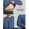 image:imageMAGCOMSEN Mens Crewneck Sweatshirt Sherpa Lined Casual Fleece Pullover Thermal Winter Warm Heavyweight Cotton SweatShirtsGrayblue