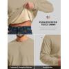 image:imageMAGCOMSEN Mens Crewneck Sweatshirt Sherpa Lined Casual Fleece Pullover Thermal Winter Warm Heavyweight Cotton SweatShirtsKhaki