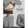 image:imageMAGCOMSEN Mens Crewneck Sweatshirt Sherpa Lined Casual Fleece Pullover Thermal Winter Warm Heavyweight Cotton SweatShirtsLightgray