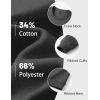 image:imageMAGCOMSEN Mens Fleece Lined Sweatshirts Long Sleeve Crewneck Pullover Winter Fall Warm Casual SweatshirtDark Gray