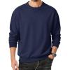 image:imageMAGCOMSEN Mens Fleece Lined Sweatshirts Long Sleeve Crewneck Pullover Winter Fall Warm Casual SweatshirtNavy