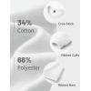 image:imageMAGCOMSEN Mens Fleece Lined Sweatshirts Long Sleeve Crewneck Pullover Winter Fall Warm Casual SweatshirtWhite