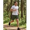 image:imageMAGCOMSEN Mens Hiking Shorts 7 Quick Dry Lightweight 3 Zipper Pockets Summer Workout Gym Athletic Running Shorts MenArmygreen