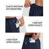 image:imageMAGCOMSEN Mens Hiking Shorts 7 Quick Dry Lightweight 3 Zipper Pockets Summer Workout Gym Athletic Running Shorts MenNavy