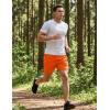 image:imageMAGCOMSEN Mens Hiking Shorts 7 Quick Dry Lightweight 3 Zipper Pockets Summer Workout Gym Athletic Running Shorts MenOrange