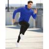 image:imageMAGCOMSEN Mens Hoodies Fleece Lined Casual Athletic Sweatshirts Pullover with Kangaroo PocketBright Blue