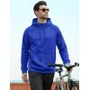 image:imageMAGCOMSEN Mens Hoodies Fleece Lined Casual Athletic Sweatshirts Pullover with Kangaroo PocketBright Blue