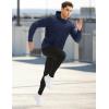 image:imageMAGCOMSEN Mens Hoodies Fleece Lined Casual Athletic Sweatshirts Pullover with Kangaroo PocketNavy