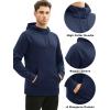 image:imageMAGCOMSEN Mens Hoodies Fleece Lined Casual Athletic Sweatshirts Pullover with Kangaroo PocketNavy