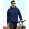 image:imageMAGCOMSEN Mens Hoodies Fleece Lined Casual Athletic Sweatshirts Pullover with Kangaroo PocketNavy