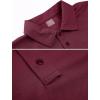 image:imageMAGCOMSEN Mens Polo Shirt Quick Dry Performance Short Sleeve Tactical Shirts Pique Jersey Golf Shirt08 Wine Red