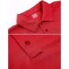 image:imageMAGCOMSEN Mens Polo Shirt Quick Dry Performance Short Sleeve Tactical Shirts Pique Jersey Golf Shirt13 Tomato Red
