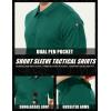 image:imageMAGCOMSEN Mens Polo Shirt Quick Dry Performance Short Sleeve Tactical Shirts Pique Jersey Golf Shirt17 Jade Green