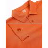 image:imageMAGCOMSEN Mens Polo Shirt Quick Dry Performance Short Sleeve Tactical Shirts Pique Jersey Golf Shirt25 Orange