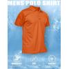 image:imageMAGCOMSEN Mens Polo Shirt Quick Dry Performance Short Sleeve Tactical Shirts Pique Jersey Golf Shirt25 Orange