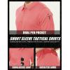 image:imageMAGCOMSEN Mens Polo Shirt Quick Dry Performance Short Sleeve Tactical Shirts Pique Jersey Golf Shirt26 Watermelon Red