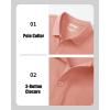 image:imageMAGCOMSEN Mens Polo Shirt Quick Dry Performance Short Sleeve Tactical Shirts Pique Jersey Golf ShirtPink