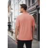 image:imageMAGCOMSEN Mens Polo Shirt Quick Dry Performance Short Sleeve Tactical Shirts Pique Jersey Golf ShirtPink
