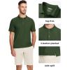 image:imageMAGCOMSEN Mens Polo Shirts Short Sleeve Collared Shirt Moisture Wicking Dry Fit Performance Golf Casual Work Shirts
