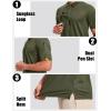 image:imageMAGCOMSEN Mens Polo Shirts Short Sleeve Dry Fit Moisture Wicking Golf Polos UPF 50 Casual Collared TShirtArmy Green