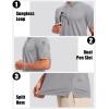 image:imageMAGCOMSEN Mens Polo Shirts Short Sleeve Dry Fit Moisture Wicking Golf Polos UPF 50 Casual Collared TShirtLight Grey
