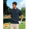 image:imageMAGCOMSEN Mens Polo Shirts Short Sleeve Dry Fit Moisture Wicking Golf Polos UPF 50 Casual Collared TShirtNavy