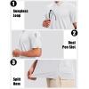 image:imageMAGCOMSEN Mens Polo Shirts Short Sleeve Dry Fit Moisture Wicking Golf Polos UPF 50 Casual Collared TShirtWhite