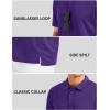 image:imageMAGCOMSEN Mens Polo Shirts Short Sleeve Golf Quick Dry Collared Moisture Wicking Athletic Performance PolosPurple