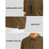 image:imageMAGCOMSEN Mens Polo Shirts Short Sleeve Golf Quick Dry Collared Moisture Wicking Athletic Performance PolosWolf Brown