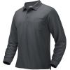 image:imageMAGCOMSEN Mens Polo Shirts with Pocket Long Sleeve Golf Quick Dry Shirts Performance Athletic Work Casual Collared ShirtDark Grey