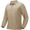 image:imageMAGCOMSEN Mens Polo Shirts with Pocket Long Sleeve Golf Quick Dry Shirts Performance Athletic Work Casual Collared ShirtKhaki