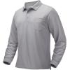 image:imageMAGCOMSEN Mens Polo Shirts with Pocket Long Sleeve Golf Quick Dry Shirts Performance Athletic Work Casual Collared ShirtLight Grey