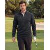image:imageMAGCOMSEN Mens Quarter Zip Pullover Long Sleeve Fleece Lined Sweatshirts 14 Zip Golf Sweater Winter CasualBlack
