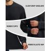 image:imageMAGCOMSEN Mens Sweatshirt Crewneck Thermal Sherpa Lined Sweatshirts Warm Winter Casual TopsBlack