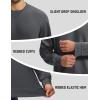 image:imageMAGCOMSEN Mens Sweatshirt Crewneck Thermal Sherpa Lined Sweatshirts Warm Winter Casual TopsDark Grey