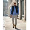 image:imageMAGCOMSEN Mens Sweatshirt Crewneck Thermal Sherpa Lined Sweatshirts Warm Winter Casual TopsGrey Blue