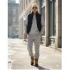 image:imageMAGCOMSEN Mens Sweatshirt Crewneck Thermal Sherpa Lined Sweatshirts Warm Winter Casual TopsLight Grey