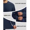 image:imageMAGCOMSEN Mens Sweatshirt Crewneck Thermal Sherpa Lined Sweatshirts Warm Winter Casual TopsNavy