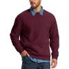 image:imageMAGCOMSEN Mens Sweatshirt Crewneck Thermal Sherpa Lined Sweatshirts Warm Winter Casual TopsWinered