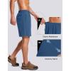 image:imageMAGCOMSEN Mens Workout Athletic Shorts 7 Lightweight Quick Dry Water Resistant Zipper Pockets Gym Hiking ShortsBluegrey