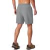 image:imageMAGCOMSEN Mens Workout Athletic Shorts 7 Lightweight Quick Dry Water Resistant Zipper Pockets Gym Hiking ShortsLightgrey
