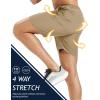 image:imageMAGCOMSEN Mens Workout Running Shorts 7 Quick Dry Athletic Hiking Shorts Lightweight Gym Tennis with PocketsKhaki