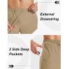 image:imageMAGCOMSEN Mens Workout Running Shorts 7 Quick Dry Athletic Hiking Shorts Lightweight Gym Tennis with PocketsKhaki