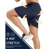 image:imageMAGCOMSEN Mens Workout Running Shorts 7 Quick Dry Athletic Hiking Shorts Lightweight Gym Tennis with PocketsNavy