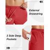 image:imageMAGCOMSEN Mens Workout Running Shorts 7 Quick Dry Athletic Hiking Shorts Lightweight Gym Tennis with PocketsRed
