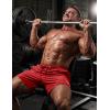 image:imageMAGCOMSEN Mens Workout Running Shorts 7 Quick Dry Athletic Hiking Shorts Lightweight Gym Tennis with PocketsRed