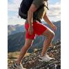 image:imageMAGCOMSEN Mens Workout Running Shorts 7 Quick Dry Athletic Hiking Shorts Lightweight Gym Tennis with PocketsRed