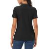 image:imageMAGCOMSEN Womens Golf Polo Shirts Short Sleeve Collared QuickDry Moisture Wicking TShirt Workout Athletic Tennis Tops