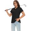 image:imageMAGCOMSEN Womens Golf Polo Shirts Short Sleeve Collared QuickDry Moisture Wicking TShirt Workout Athletic Tennis Tops